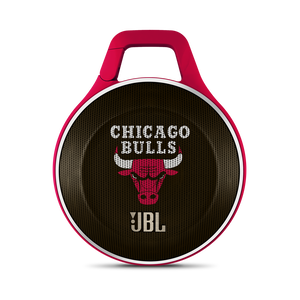 JBL Clip NBA Edition - Bulls - Red - Ultra-portable Bluetooth speaker with integrated carabiner - Hero