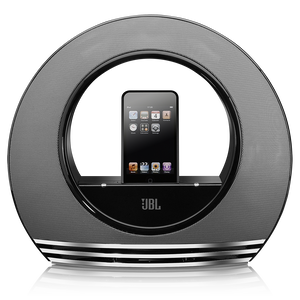 RADIAL - Black / Silver - High-performance loudspeaker dock for iPod - Detailshot 2