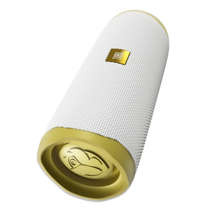 JBL Flip 5 Tomorrowland Edition - Gold/White - Portable Waterproof Speaker - Hero
