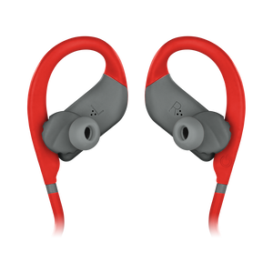 JBL Endurance DIVE - Red - Waterproof Wireless In-Ear Sport Headphones with MP3 Player - Detailshot 1