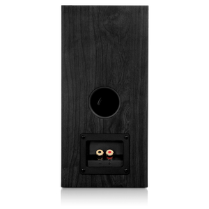 Studio 130 - Black - Stylish & Compact 2-way Bookshelf Speakers - Back