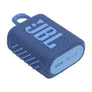 JBL Go 3 Eco - Blue - Ultra-portable Waterproof Speaker - Detailshot 3