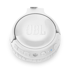 JBL Tune 600BTNC - White - Wireless, on-ear, active noise-cancelling headphones. - Detailshot 3