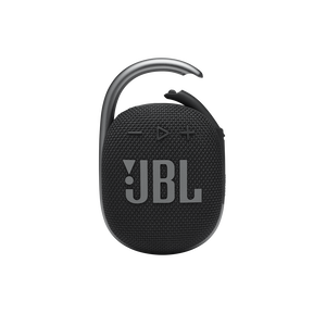 JBL Clip 4 - Black - Ultra-portable Waterproof Speaker - Front