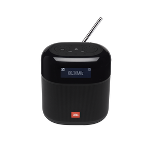 JBL Tuner XL FM - Black - Portable powerful FM radio with Bluetooth - Front