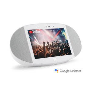 JBL LINK VIEW - White - JBL legendary sound in a Smart Display with the Google Assistant. - Hero
