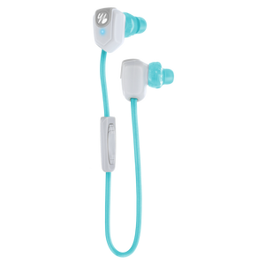 Leap Wireless for Women - Blue - In-the-ear, wireless secure fit earphones are specifically sized and shaped for women - Hero