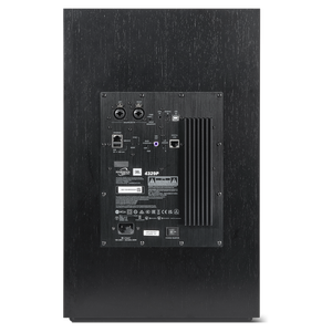 4329P Studio Monitor Powered Loudspeaker System - Black Walnut - Powered Bookshelf Loudspeaker System - Back
