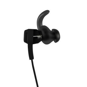 Synchros Reflect-I - Black - Workout-ready, in-ear sport headphones for iOS devices - Front