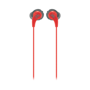 JBL Endurance RUN - Red - Sweatproof Wired Sport In-Ear Headphones - Front