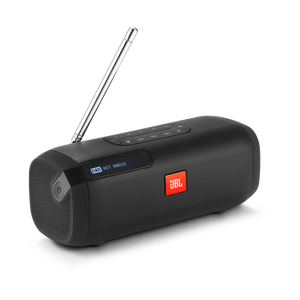 JBL Tuner - Black - Portable Bluetooth Speaker with DAB/FM radio - Hero