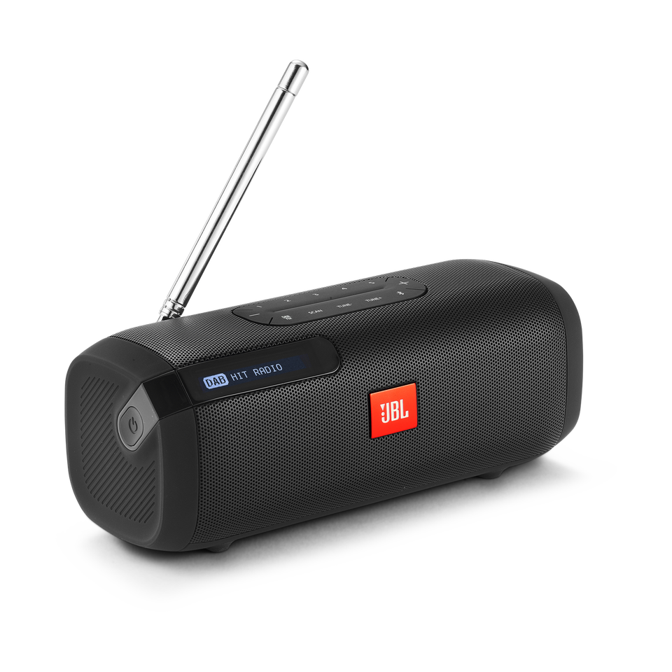 JBL Tuner - Black - Portable Bluetooth Speaker with DAB/FM radio - Hero