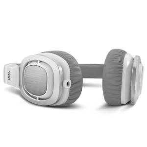 J55 - White - High-performance On-Ear Headphones with Rotatable Ear-cups - Back