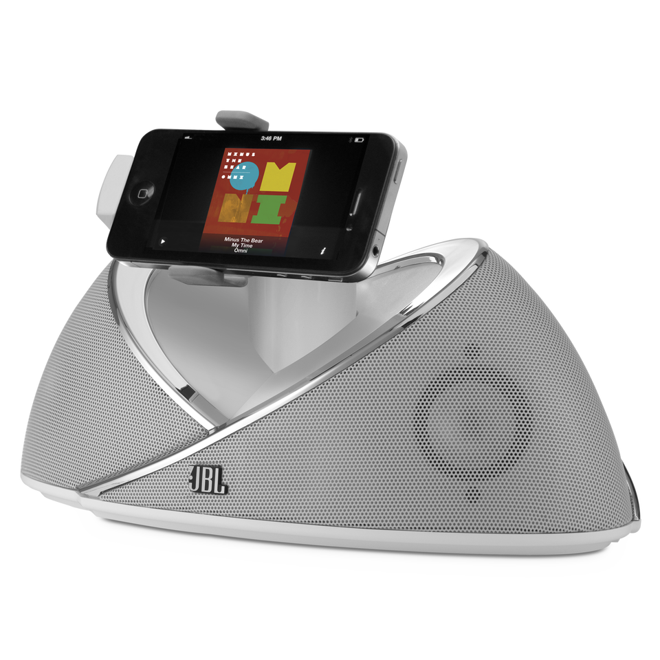 JBL OnBeat - White - High-performance docking station for iOS devices - Hero