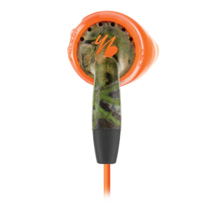 Inspire® 100 Mossy Oak - Orange - In-the-ear, sport earphones feature TwistLock® Technology - Back