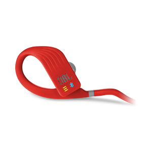 JBL Endurance DIVE - Red - Waterproof Wireless In-Ear Sport Headphones with MP3 Player - Detailshot 2