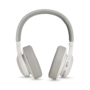JBL E55BT - White - Wireless over-ear headphones - Detailshot 4