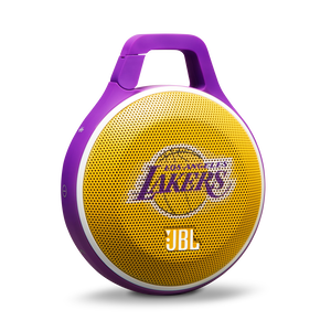 JBL Clip NBA Edition - Lakers - Purple - Ultra-portable Bluetooth speaker with integrated carabiner - Detailshot 1