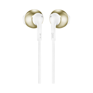 JBL Tune 205 - Champagne Gold - Earbud headphones - Back