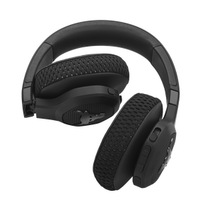 UA Project Rock Over-Ear Training Headphones - Engineered by JBL - Black - Over-Ear ANC Sport Headphones - Detailshot 2