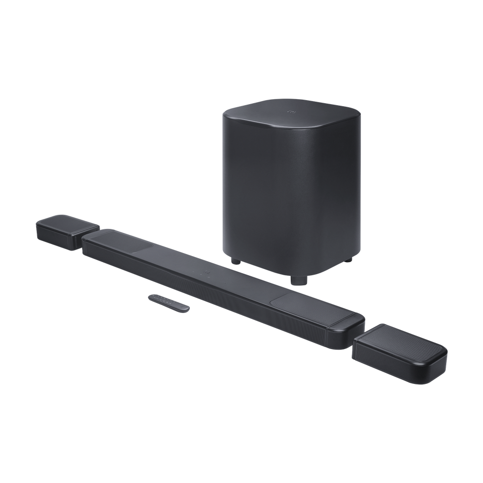 JBL Bar 1300XMK2 - Black - 11.1.4 channel soundbar system with detachable surround speakers and Dolby Atmos® and DTS:X® - Hero
