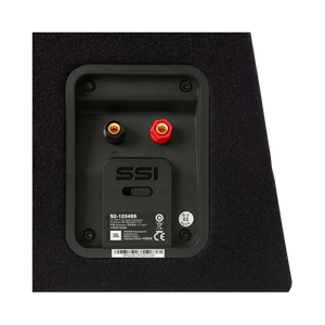 S2-1024SS - Black - 10" (250mm) Slipstream ported enclosure - Detailshot 6