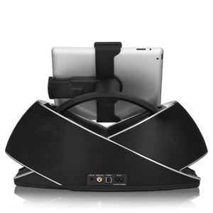 JBL OnBeat Xtreme - Black-Z - Powerful Bluetooth Speaker Dock for iPod/iPad/iPhone - Back