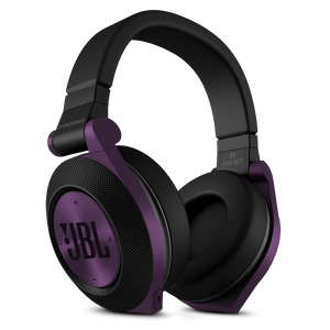 Synchros E50BT - Purple - Over-ear, Bluetooth headphones with ShareMe music sharing - Hero
