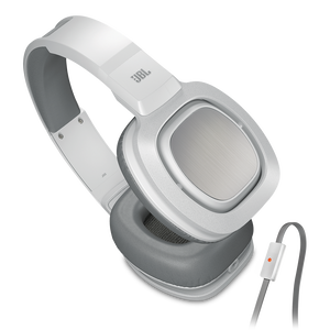 J88a - White - Premium Over-Ear Headphones for Android Devices - Hero