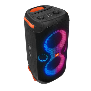 JBL Partybox 110 - Black - Portable party speaker with 160W powerful sound, built-in lights and splashproof design. - Detailshot 1