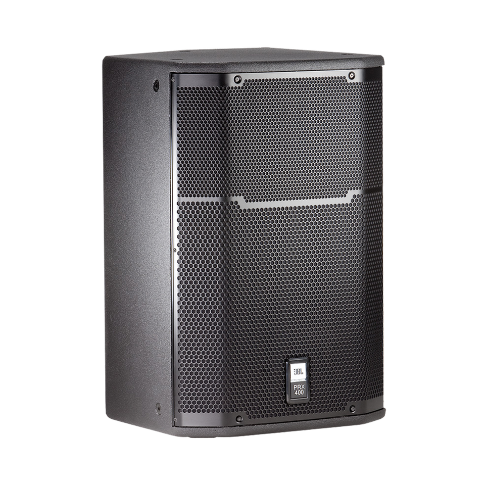JBL PRX415M - Black - 15" Two-Way Stage Monitor and Loudspeaker System - Hero