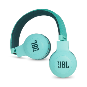 JBL E45BT - Teal - Wireless on-ear headphones - Detailshot 1