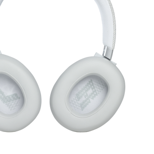 JBL Live 660NC - White - Wireless over-ear NC headphones - Detailshot 3