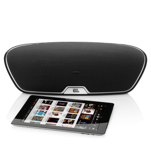 JBL OnBeat Venue - Black - Wireless Bluetooth Speaker Dock for iPod/iPad/iPhone - Front
