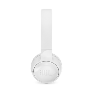 JBL Tune 600BTNC - White - Wireless, on-ear, active noise-cancelling headphones. - Left