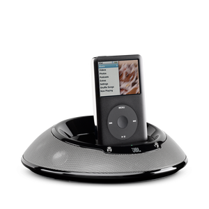 ON STAGE 3 - Black - Portable Loudspeaker Dock For iPod - Hero