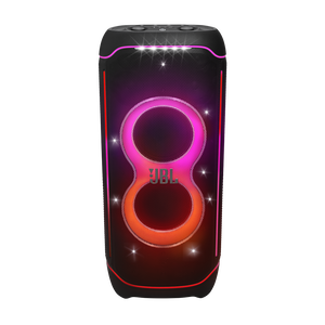 JBL PartyBox Ultimate - Black - Massive party speaker with powerful sound, multi-dimensional lightshow, and splashproof design. - Front