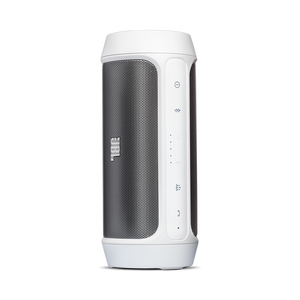 JBL Charge 2 - White - Portable Bluetooth speaker with massive battery to charge your devices - Detailshot 1