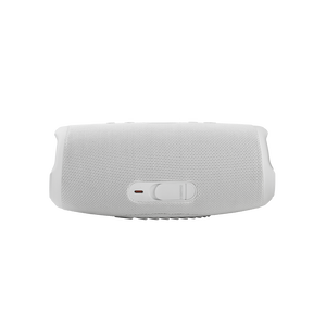 JBL Charge 5 - White - Portable Waterproof Speaker with Powerbank - Back