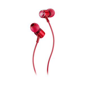JBL Live 100 - Red - In-ear headphones - Detailshot 1