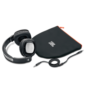 J88a - Black - Premium Over-Ear Headphones for Android Devices - Detailshot 1