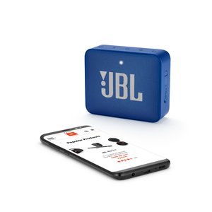 JBL GO2+ - Blue - Portable Bluetooth speaker - Detailshot 2