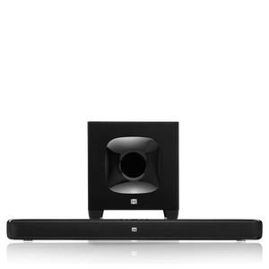 JBL Cinema SB400 - Black - 120-watt, wireless Cinema soundbar and subwoofer - Front