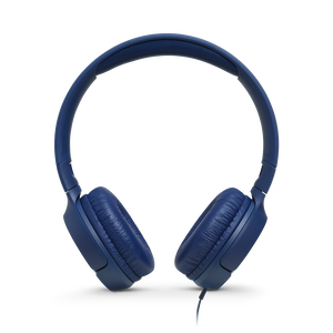 JBL Tune 500 - Blue - Wired on-ear headphones - Front