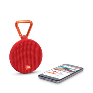 JBL Clip 2 - Red - Portable Bluetooth speaker - Detailshot 1