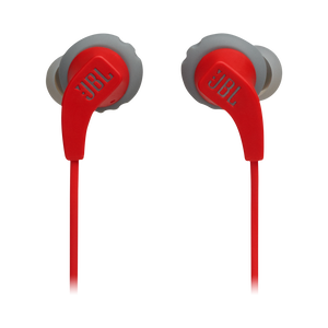 JBL Endurance RUNBT - Red - Sweatproof Wireless In-Ear Sport Headphones - Front