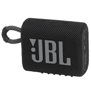 JBL Go 3 - Black - Portable Waterproof Speaker - Hero