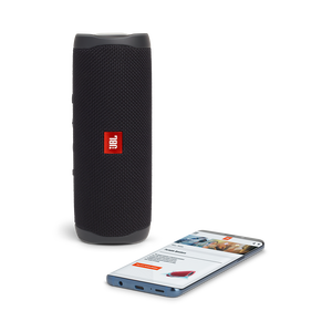 JBL Flip 5 - CostCo-Black-Matte - Portable Waterproof Speaker - Detailshot 2