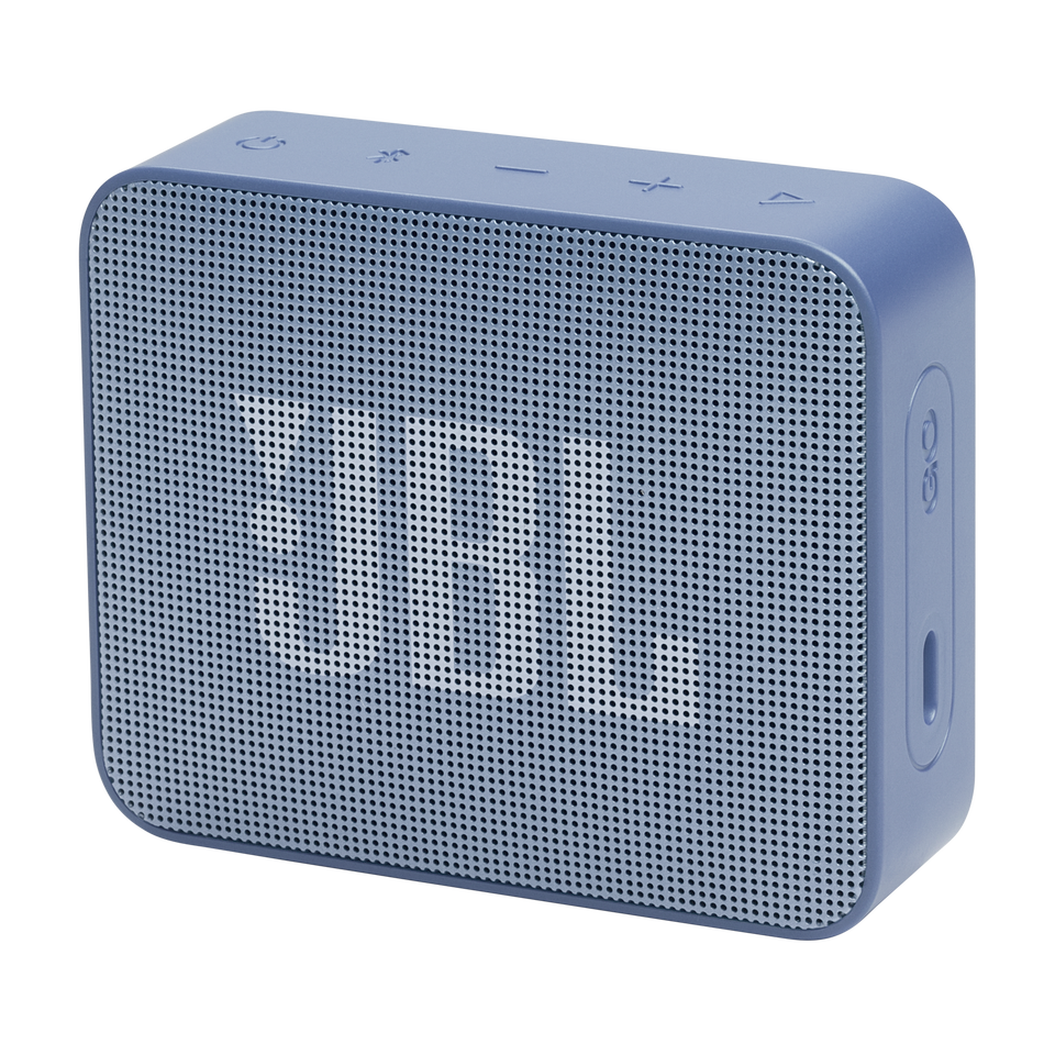 JBL Go Essential 2 - Blue CSTM - Portable Waterproof Speaker - Hero