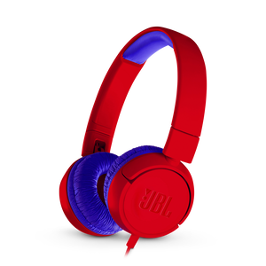 JBL JR300 - Red - Kids on-ear Headphones - Hero
